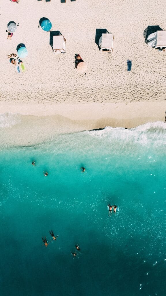 Kathisma Beach on Lefkada as part of a west coast beach route