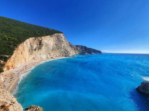 Lefkada west coast sea view near Porto Katsiki villas